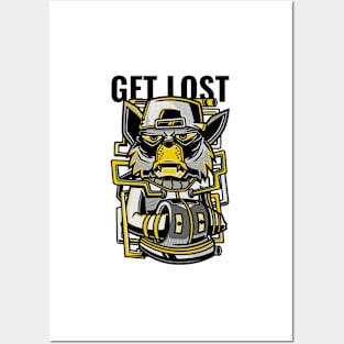 Get Lost Posters and Art